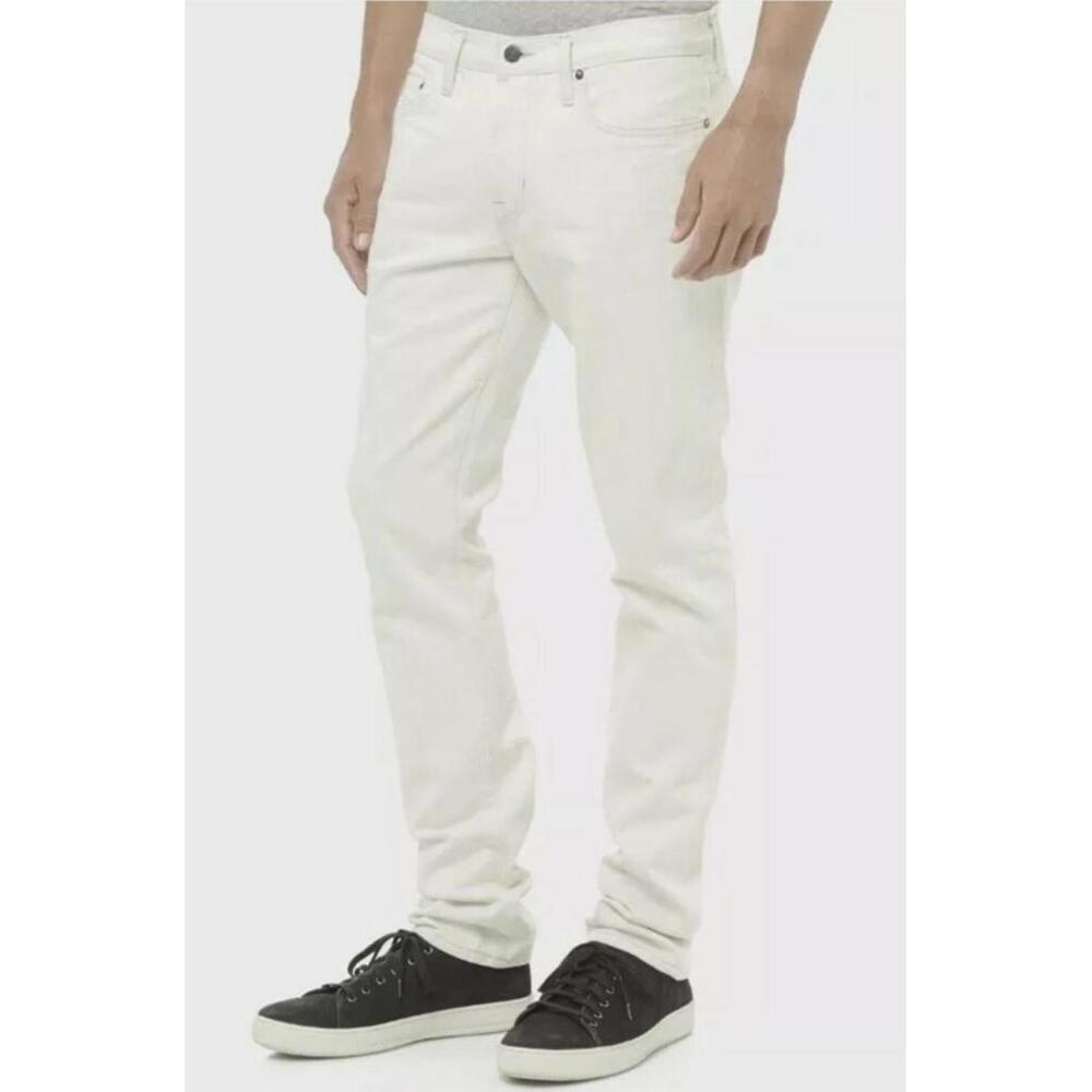 VINCE  Men's Natural Vm.212 Slim Fit Mid-Rise Denim pants Jeans SIZE 36 #C4